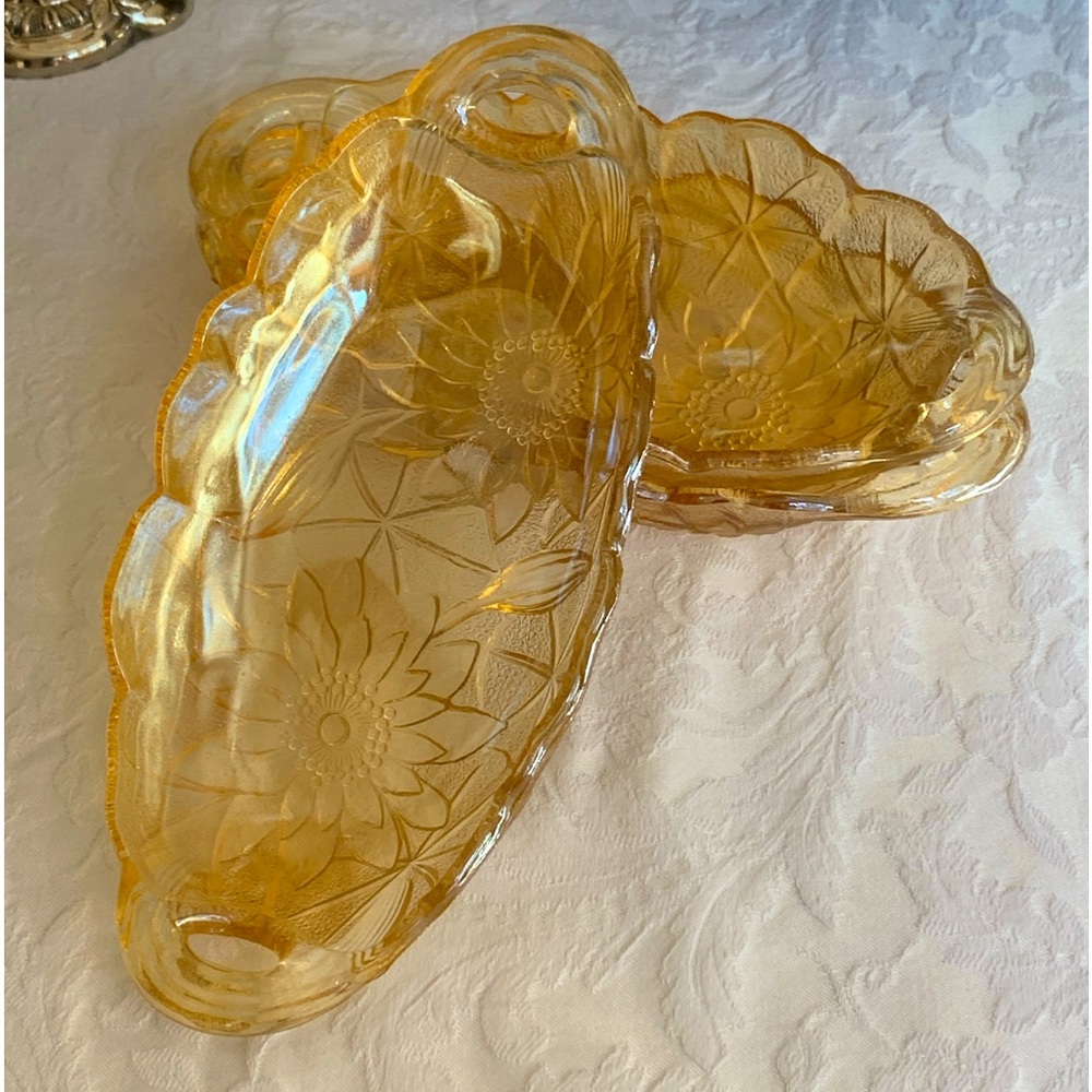 Vintage Indiana Glass Amber